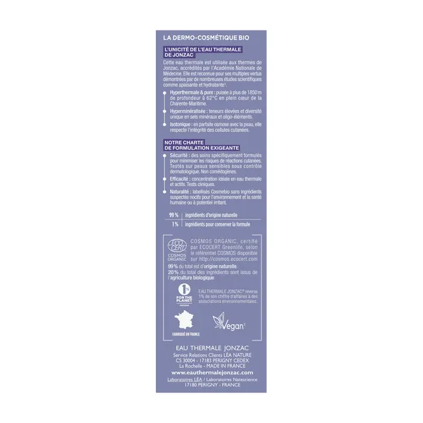 Jonzac Sublimactive Sérum concentré raffermissant anti rides bio