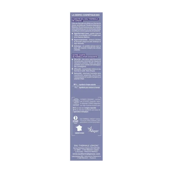 Jonzac Sublimactive anti-âge cellulaire Crème régénérante Nuit Bio