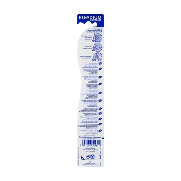 Elgydium Blancheur brosse à dents medium