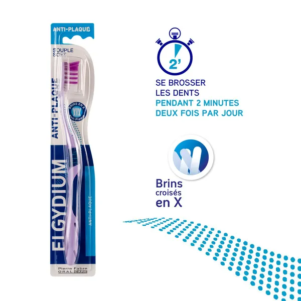 Elgydium Anti-Plaque brosse à dents medium