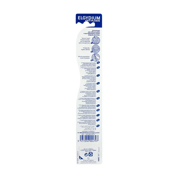 Elgydium Anti-Plaque brosse à dents souple