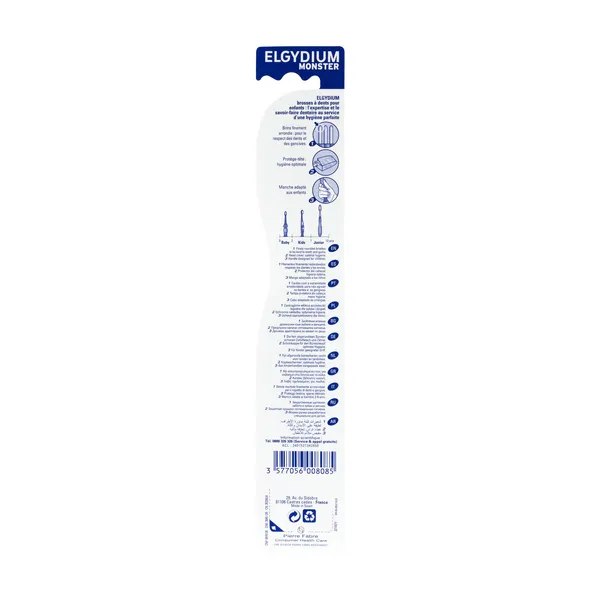Elgydium Kids brosse à dents Monster