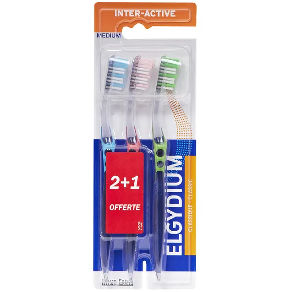 Elgydium Interactive brosse à dents medium