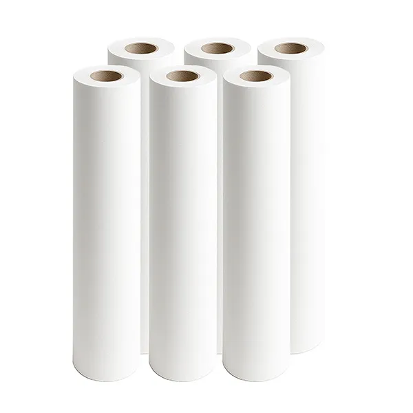 LCH Draps d'examen lisses blanc pur 67 cm  x 38 cm