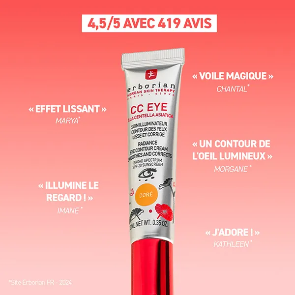 Erborian CC Eye soin illuminateur contour des yeux SPF 20