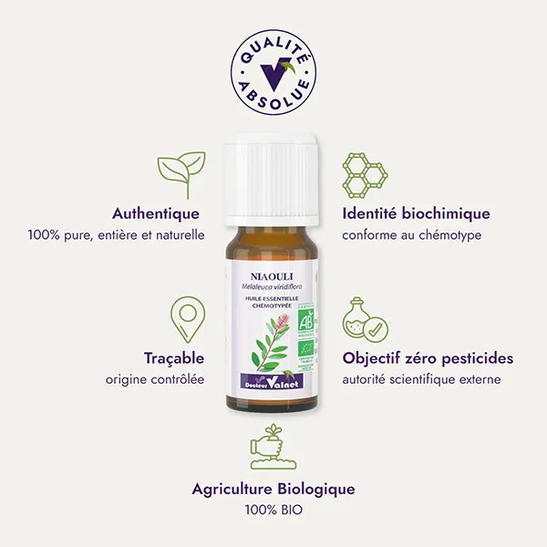 Docteur Valnet huile essentielle de Niaouli Bio
