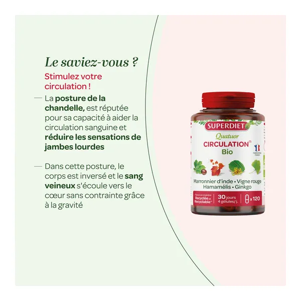 Super Diet Quatuor Circulation Bio gélules