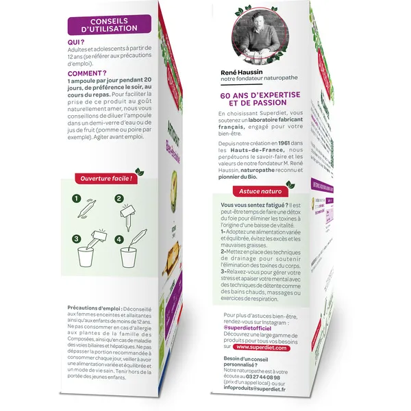 Super Diet Artichaut bio ampoules