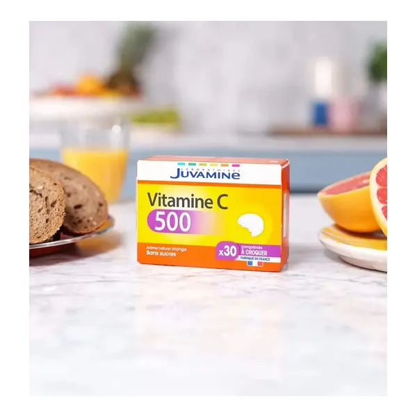 Juvamine Vitamine C 500 comprimés à croquer