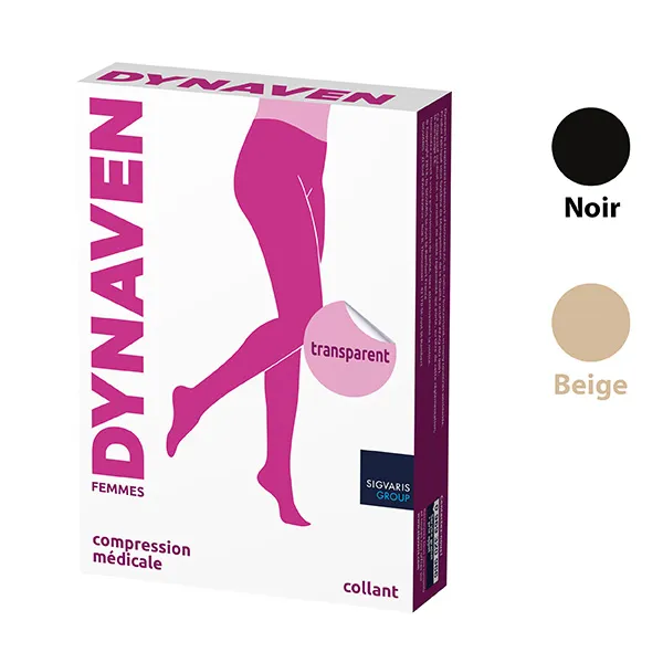 Sigvaris Dynaven Transparent Collant de contention maternité Classe 2