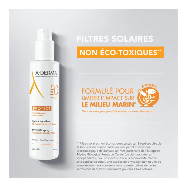 A Derma Protect spray solaire SPF 50+