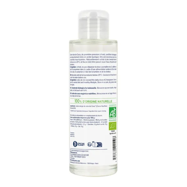 Natessance huile de coco bio