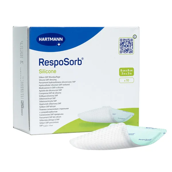 Hartmann RespoSorb Silicone pansement hydrocellulaire