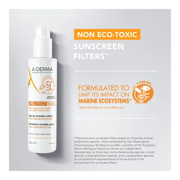 A Derma Protect Kids spray solaire SPF 50+