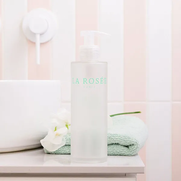 La Rosée flacon vide en verre