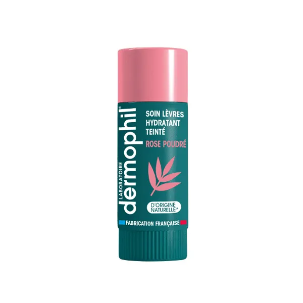 Dermophil Indien stick lèvre protection teinté rose poudré