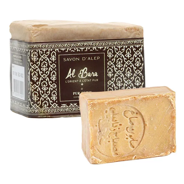Al Bara savon d'Alep véritable Pur olive
