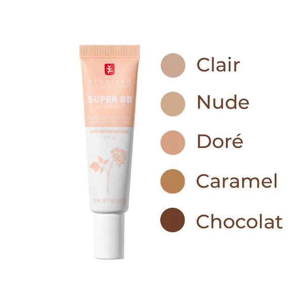 Erborian Super BB crème couvrante anti imperfections SPF 20