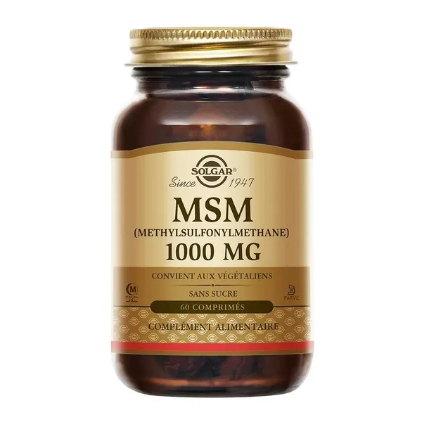 Solgar MSM 1000 mg comprimés