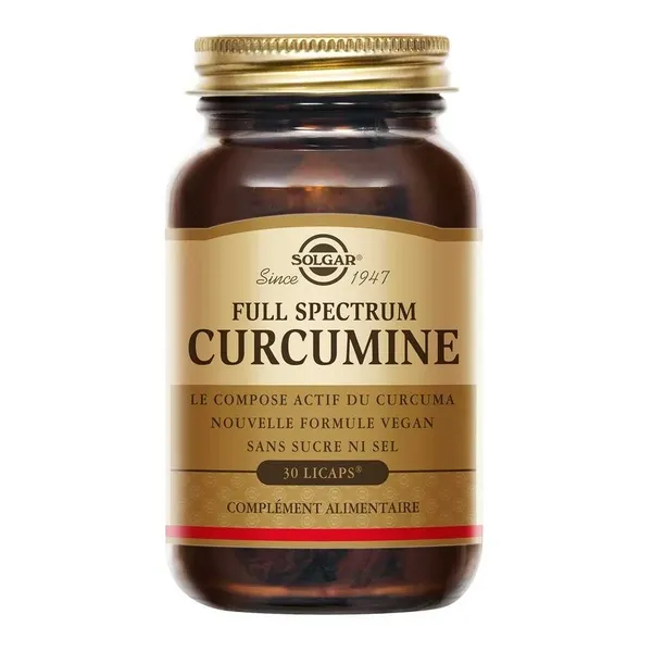 Solgar Full Spectrum Curcumine capsules