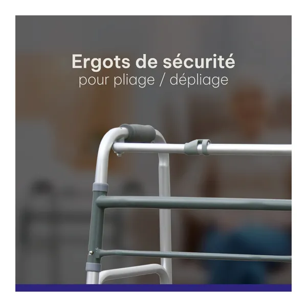 Déambulateur pliant et articulé adulte