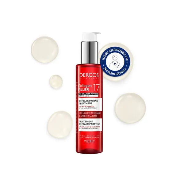 Vichy Dercos Collagen 17 Filler  traitement ultra réparateur