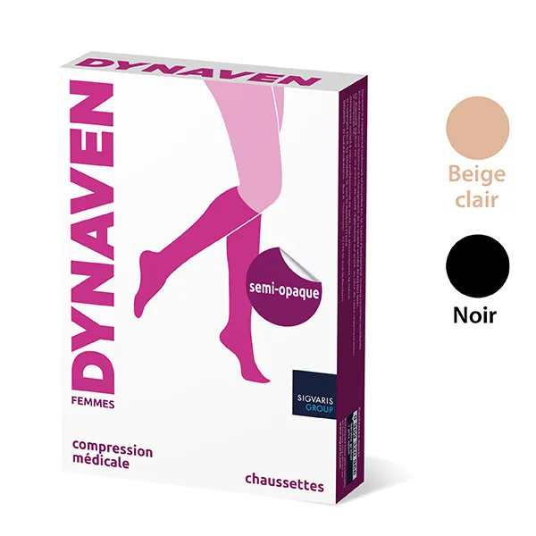 Sigvaris Dynaven Semi-opaque Chaussettes de Contention Femme Classe 3