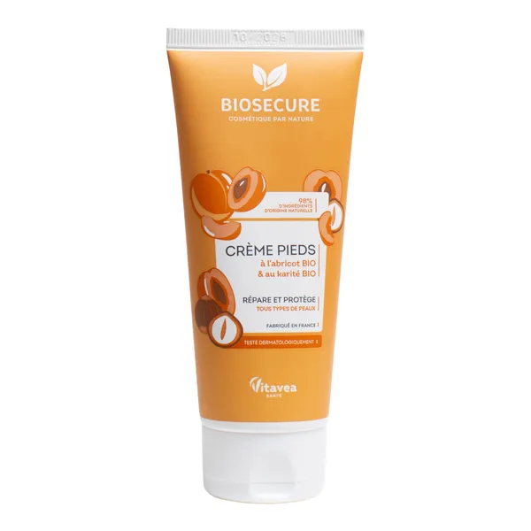 Biosecure Crème pieds à l'abricot bio