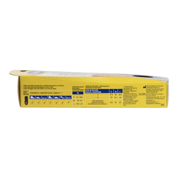 Scholl Semelle anti douleur Genou et talon 1 paire