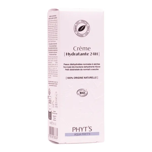 Phyt's crème hydratante 24h Bio