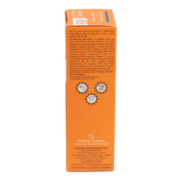 Avène fluide solaire SPF 50+ sans parfum