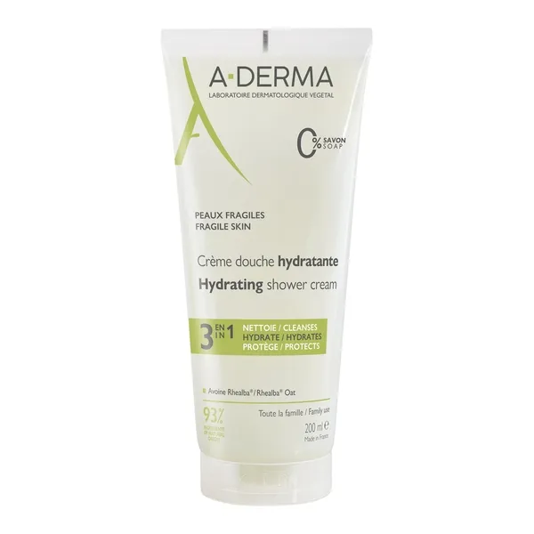 A Derma crème douche hydratante