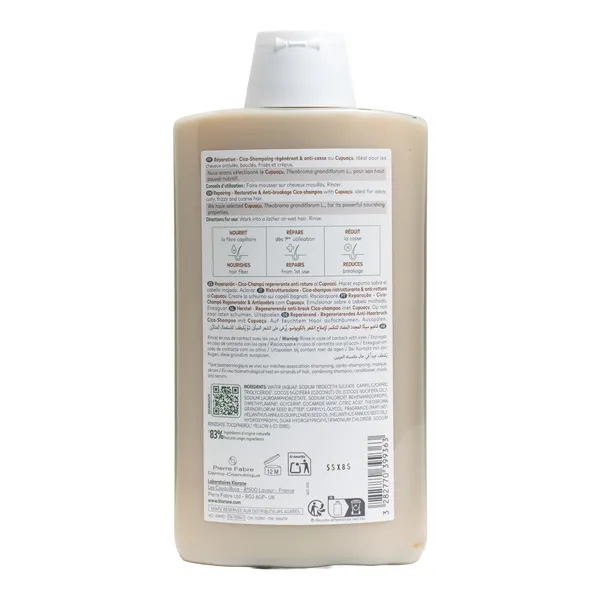 Klorane shampooing au beurre de Cupuaçu