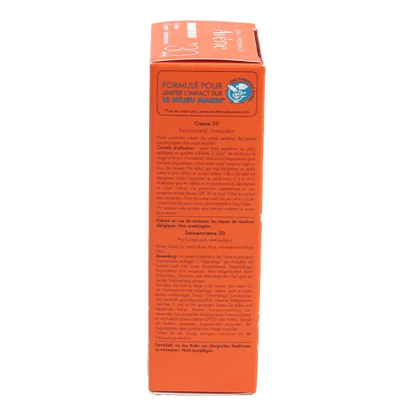 Avène crème solaire résistante à l'eau SPF 30