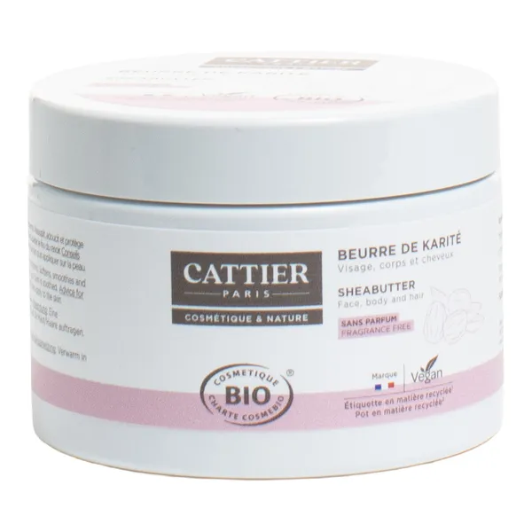 Cattier Beurre de karité 100 % bio