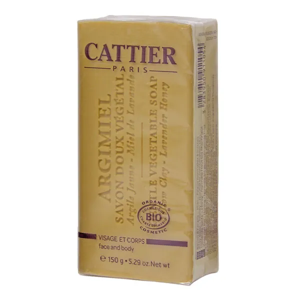 Cattier Savon doux végétal Argimiel bio
