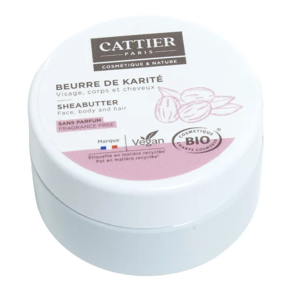 Cattier Beurre de karité 100 % bio