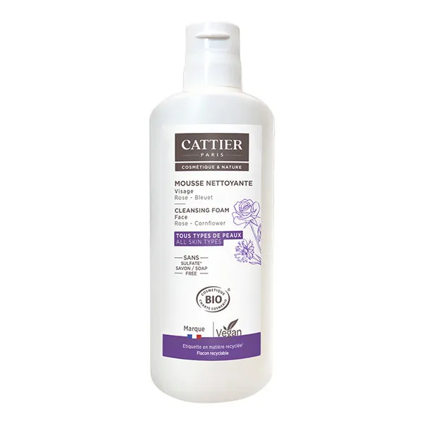 Cattier Mousse Nettoyante Visage Bio