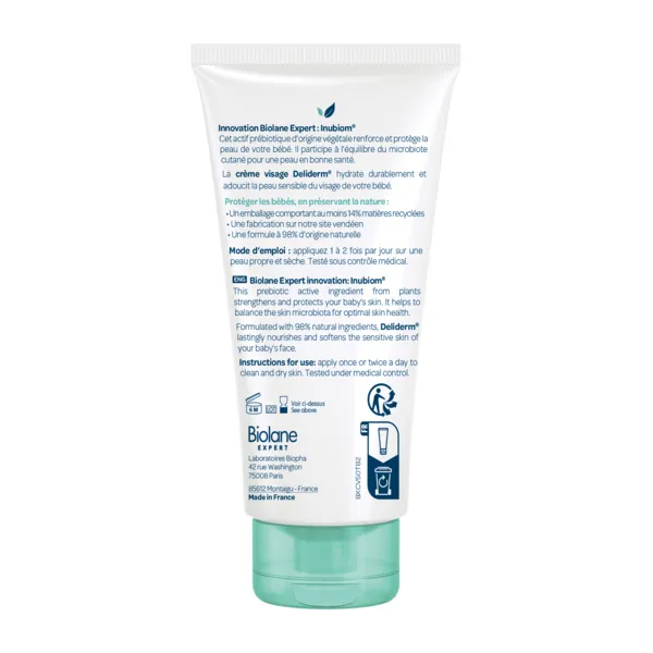 Biolane Expert Deliderm Crème Visage Hydratante