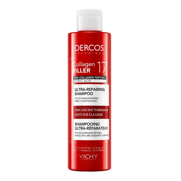 Vichy Dercos Collagen 17 Filler Shampooing ultra réparateur
