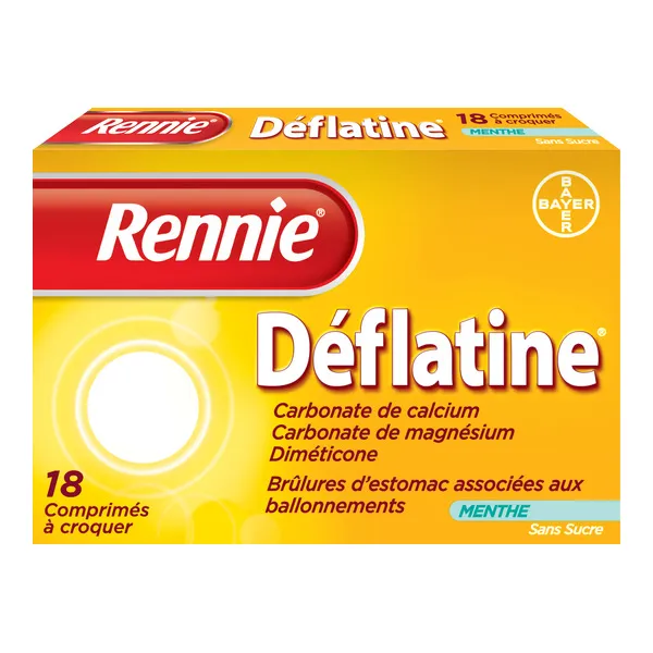 Rennie Deflatine comprimés à croquer