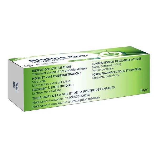 Biotine 5 mg comprimés