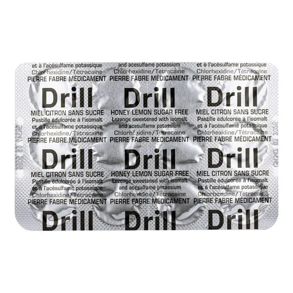 Drill Miel Citron sans sucre pastille à sucer