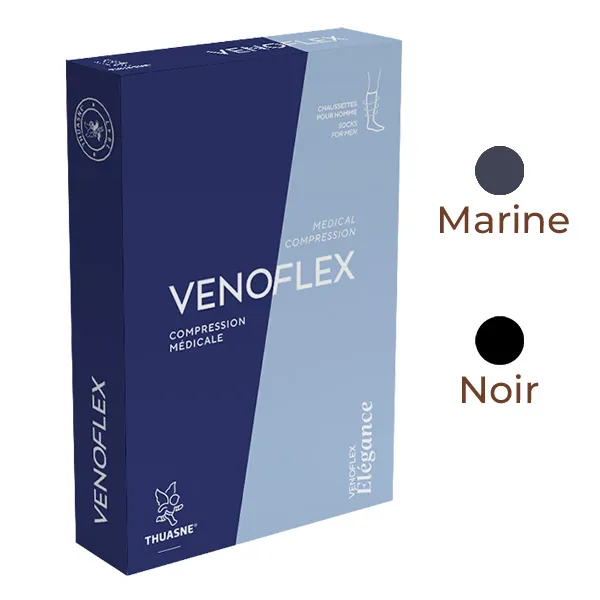 Venoflex Elégance Chaussettes de Contention Homme Classe 2