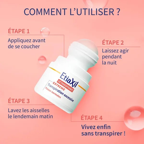 Etiaxil Aisselles détranspirant peaux normales