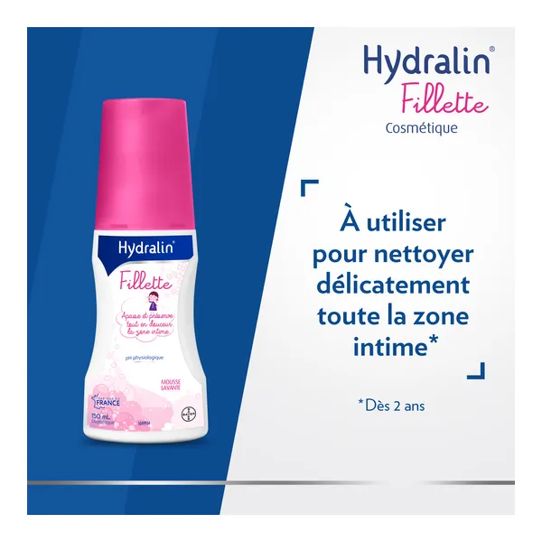 Hydralin Fillette mousse lavante intime
