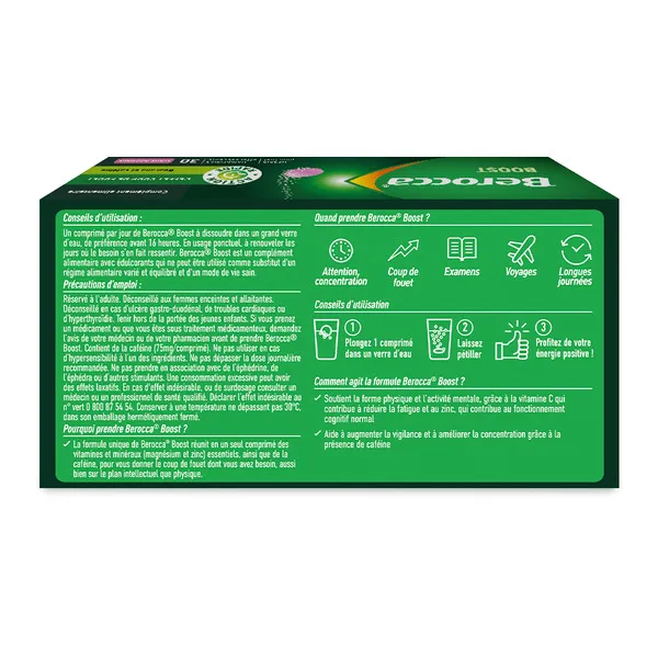 Berocca Boost comprimés effervescents