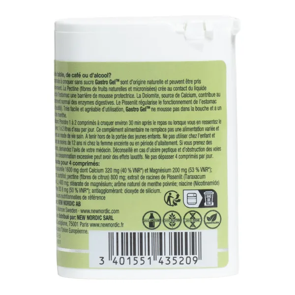 Gastro Gel sans sucre comprimés à croquer