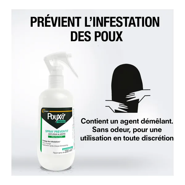 Pouxit Protect spray préventif anti poux