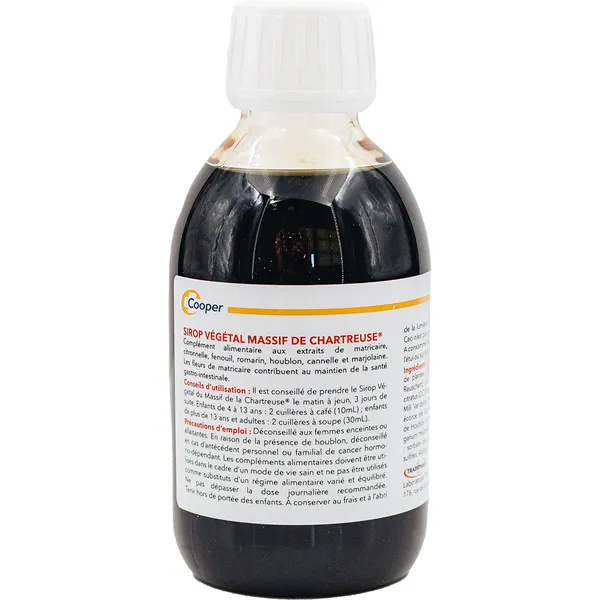 Sirop du massif de Chartreuse